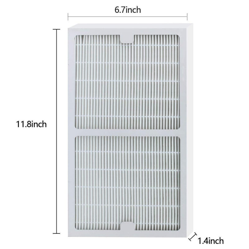 HALIEVE Replacement Idylis Air Purifier Filters C - 2 Pack Hepa & Carbon Filter Set for Idylis Air Purifiers IAP-10-280, IAP-10-200, Part # IAF-H-100C, IAFH100C - Image 5